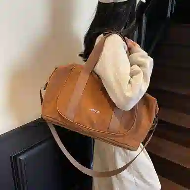 醇龙 短途出差行李袋轻便大容量 尼龙 旅行包 男女同款情侣款 多色