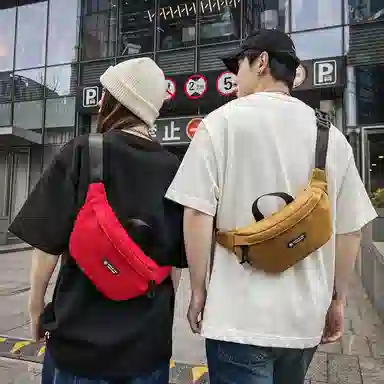 醇龙 时尚休闲轻便 尼龙 胸包 常规 男女同款情侣款 多色