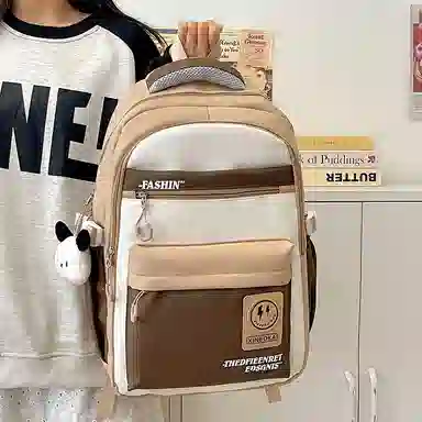 醇龙 男女通用 多色 尼龙 双肩包 大容量拉链开合休闲百搭