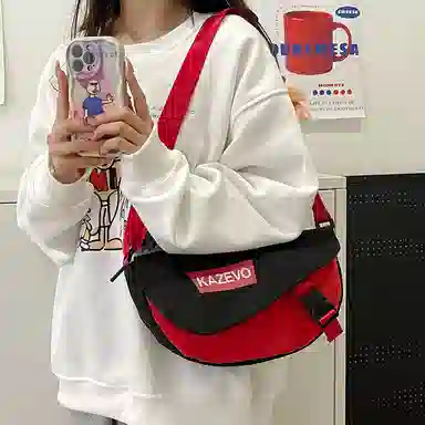 醇龙  尼龙 男女通用 日韩运动休闲 手提单肩斜挎包 多色