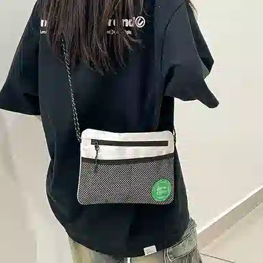 醇龙  尼龙男女通用日韩潮牌旅行多功能零钱手机轻薄收纳单肩斜挎包 多色