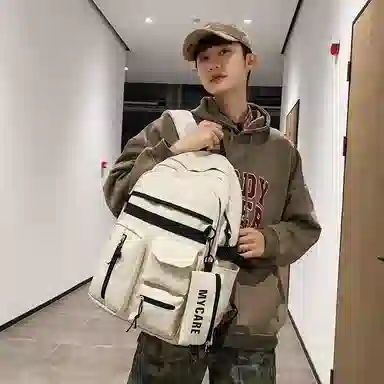 醇龙 大容量高颜值时尚潮流百搭 尼龙 双肩包 常规 男女同款情侣款 多色