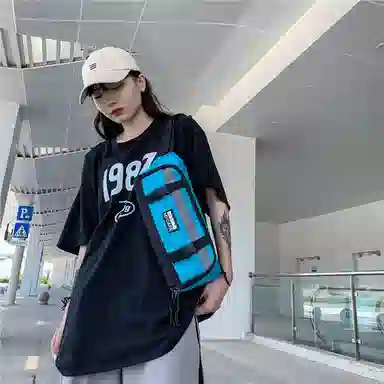 醇龙 运动多功能防水撞色轻便百搭 牛津布 腰包 男女同款情侣款 多色