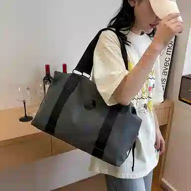 醇龙  男女通用双色旅行包短途轻便行李包袋出差大容量可手提单肩斜挎