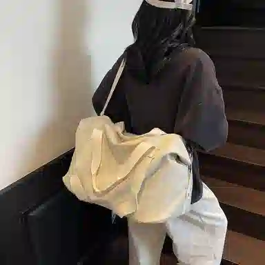 醇龙 时尚轻便大容量手提出差行李包短途旅游衣物收纳包 尼龙 旅行包 男女同款情侣款 多色