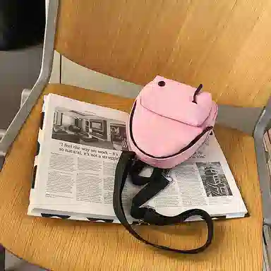 醇龙 时尚精致运动百搭轻便纯色洋气简约清新日常通勤 皮膜拼尼龙 斜挎包单肩包 男女同款情侣款 多色