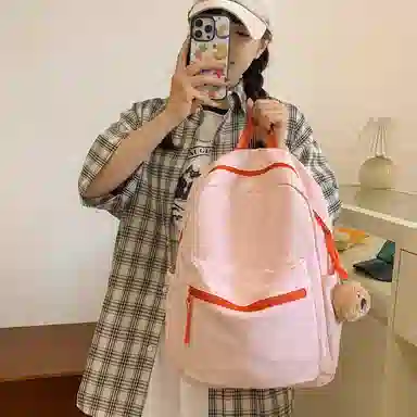 醇龙 男女通用 多色 尼龙 百搭通勤撞色大容量 双肩包