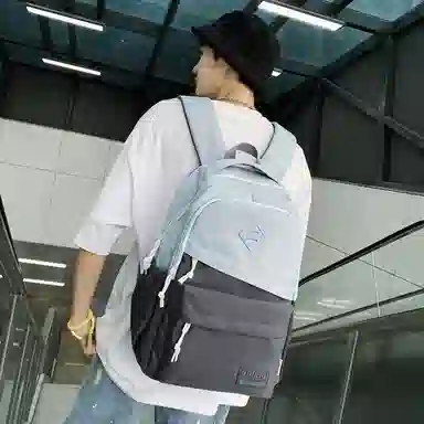 醇龙 休闲大容量耐磨 男女通用 双肩包 尼龙拼网 多色