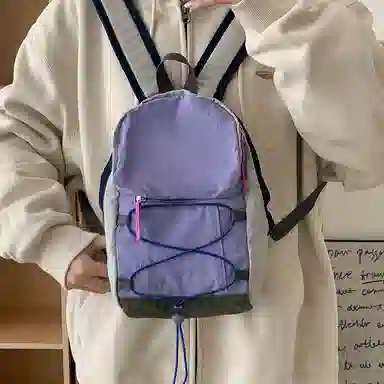 醇龙 轻便外出春游徒步爬山旅行骑行运动学生 尼龙 双肩包 男女通用 多色