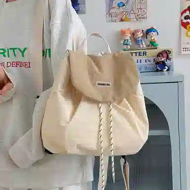 醇龙 时尚小众简约轻便 尼龙 双肩包 常规 女款 多色