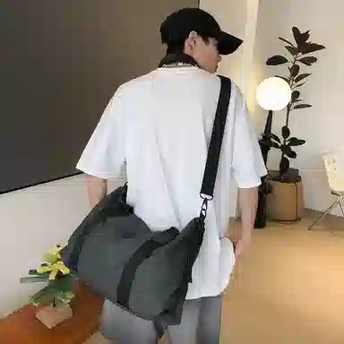 醇龙 轻便出差大容量 尼龙 旅行包 常规 男女同款情侣款 黑/红/粉/灰/蓝