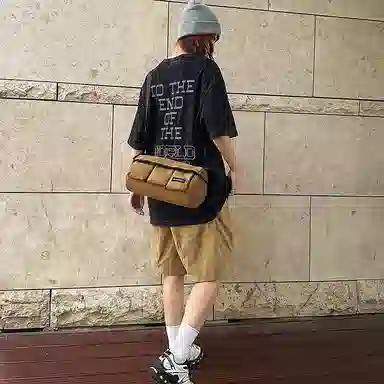 醇龙 休闲百搭出门 尼龙 斜挎单肩包 常规 男女同款情侣款 多色