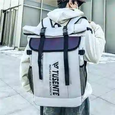 醇龙  男女通用多色牛津布旅行炫彩双肩包大容量电脑背包学生书包