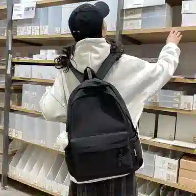 醇龙  简约纯色大容量 尼龙 男女通用 多色 背包双肩包