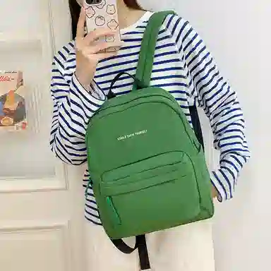 醇龙 简约通勤旅行轻便 尼龙布 双肩包 大号 女款 多色