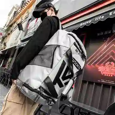 醇龙 多功能双肩大容量 牛津纺 旅行包 常规 男女同款情侣款 黑/红/灰