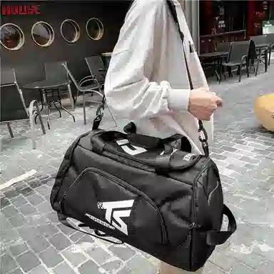 醇龙 多功能双肩大容量 牛津纺 旅行包 常规 男女同款情侣款 黑/红/灰