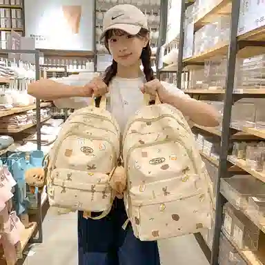 醇龙 时尚简约 尼龙 双肩包 女款 多色