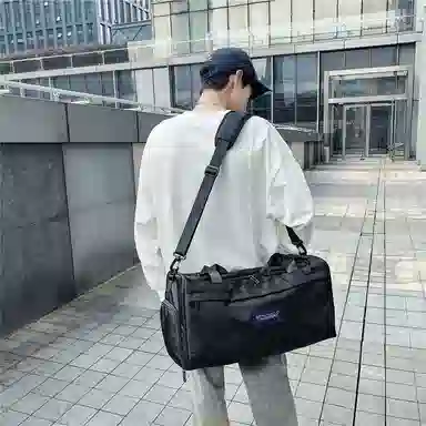 醇龙 大容量干湿分离 尼龙 旅行包 男女同款情侣款 黑/深灰/粉/红/卡其/绿/蓝