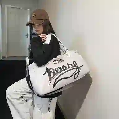 醇龙 干湿分离短途大容量休闲 尼龙布 健身包手提单肩斜挎包旅行包 常规 男女同款情侣款 黑/灰/棕/红