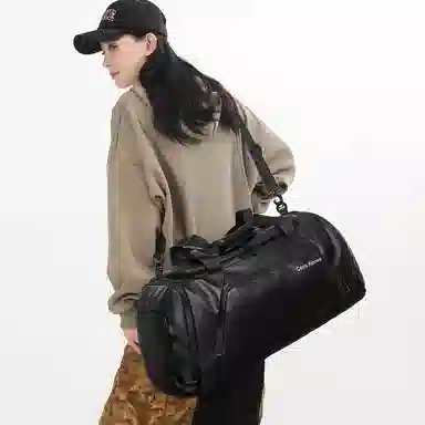 醇龙 防水干湿分离多功能 尼龙布 旅行包 常规 男女同款情侣款 黑色