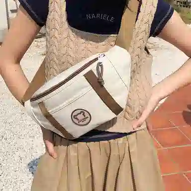 醇龙 日系百搭轻便洋气 尼龙 腰包 常规 男女同款情侣款 多色