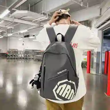 醇龙 简约大容量时尚百搭通勤学生 尼龙 双肩包 常规 男女同款情侣款 多色