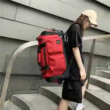 醇龙 大容量干湿分离多功能轻便防水 尼龙拼牛津布 旅行包 常规 男女同款情侣款 黄色/粉色/绿色/红色/黑色/卡其色