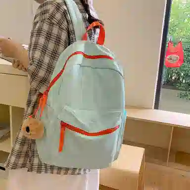 醇龙 男女通用 多色 尼龙 百搭通勤撞色大容量 双肩包