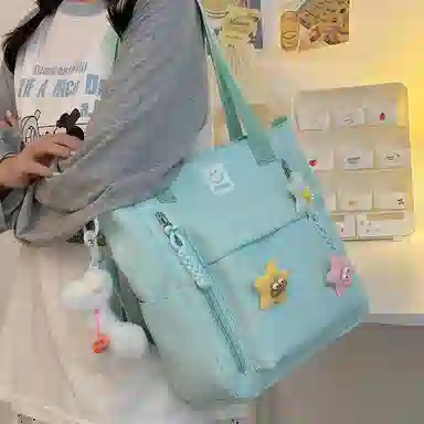 醇龙 校园学生韩版休闲洋气百搭旅行 尼龙 女款 斜挎包 多色