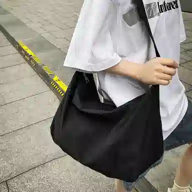 醇龙 日系大容量百搭时尚轻便通勤简约 单肩包 尼龙 男女通用 多色