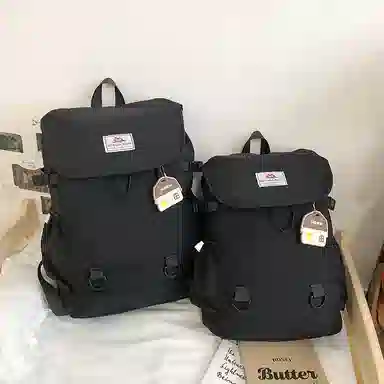 醇龙 休闲撞色大学生轻便大容量书包通勤旅行背包 尼龙 双肩包 男女同款情侣款 多色