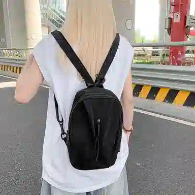 醇龙 外出轻便简约 尼龙 单肩斜挎双肩包 女款 多色