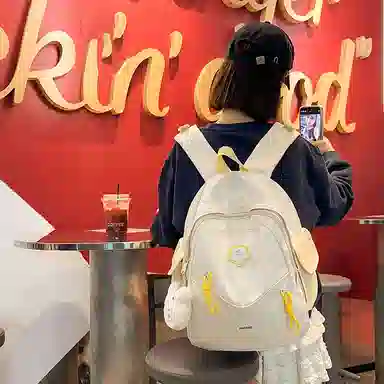 醇龙 高颜值小众洋气简约百搭外出旅游轻便 尼龙 双肩包 女款 多色