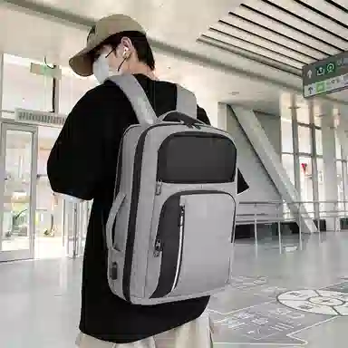 醇龙 牛津布 大容量休闲时尚 双肩包 男女同款情侣款 多色