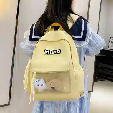 醇龙  尼龙男女通用多色时尚旅游轻便大容量双肩包