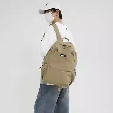 醇龙 简约大容量防水潮牌简约电脑 双肩包 牛津布 男女同款情侣款 多色