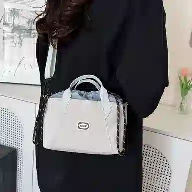 醇龙 百搭轻便时尚通勤小包休闲抽绳 尼龙 手提包 常规 男女同款情侣款 多色