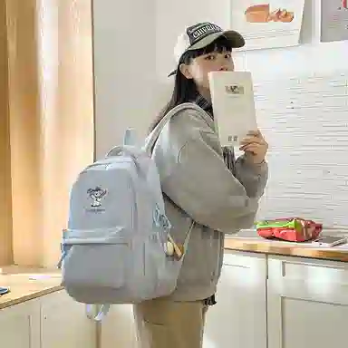 醇龙 可爱书包大容量学院风休闲旅行背包 尼龙 双肩包 常规 女款 多色