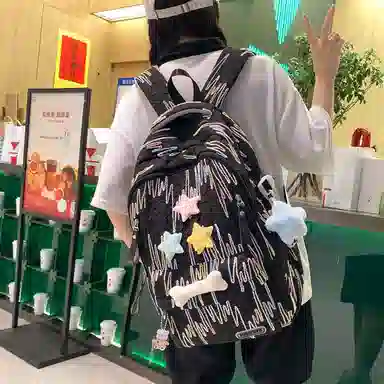 醇龙 百搭简约大容量减负旅行 双肩包 尼龙 女款 多色