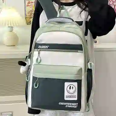 醇龙 男女通用 多色 尼龙 双肩包 大容量拉链开合休闲百搭