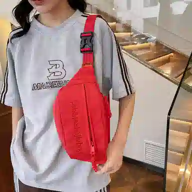 醇龙 小众运动 尼龙 单肩包胸包 常规 男女同款情侣款 蓝/黑/白/绿/红