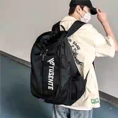 醇龙  男女通用多色牛津布双肩包大容量运动背包