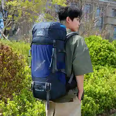 醇龙  大容量户外运动耐磨登山徒步露营 防泼水面料 双肩包 男女同款情侣款 多色