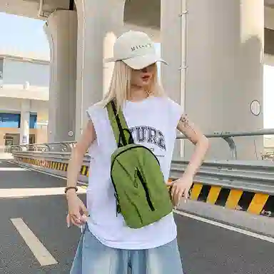 醇龙 外出轻便简约 尼龙 单肩斜挎双肩包 女款 多色