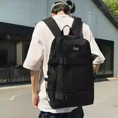 醇龙 日系潮牌电脑旅行大容量学生 牛津布 双肩包 男女同款情侣款 多色