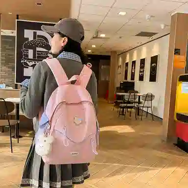 醇龙 高颜值小众洋气简约百搭外出旅游轻便 尼龙 双肩包 女款 多色