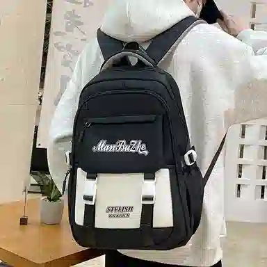 醇龙 减负书包大容量多隔层百搭背包书包 尼龙 双肩包 常规 男女同款情侣款 多色