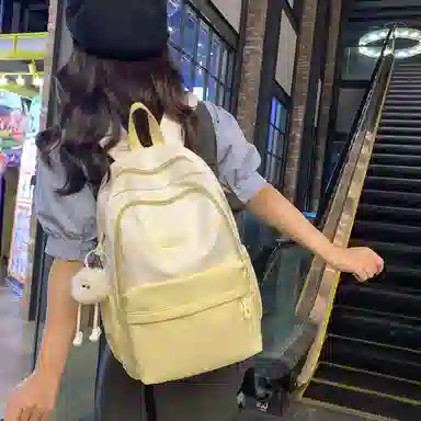 醇龙  休闲简约小众扎染大容量    双肩包  女款