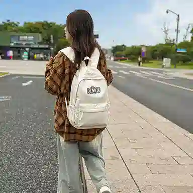 醇龙 高颜值简约轻便百搭 尼龙 双肩包 常规 男女同款情侣款 多色